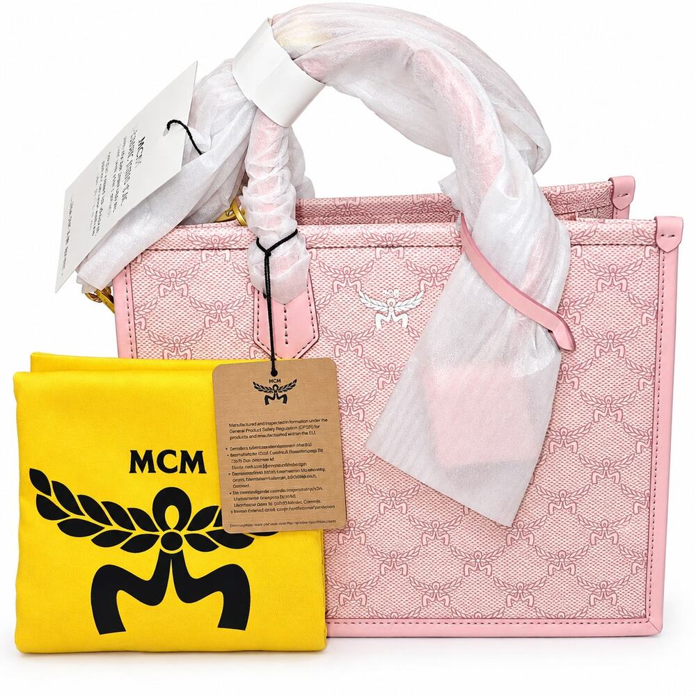 MCM Himmel Lauretos Tote Pink NWT | Quiet Luxury Coquette Designer Handbag